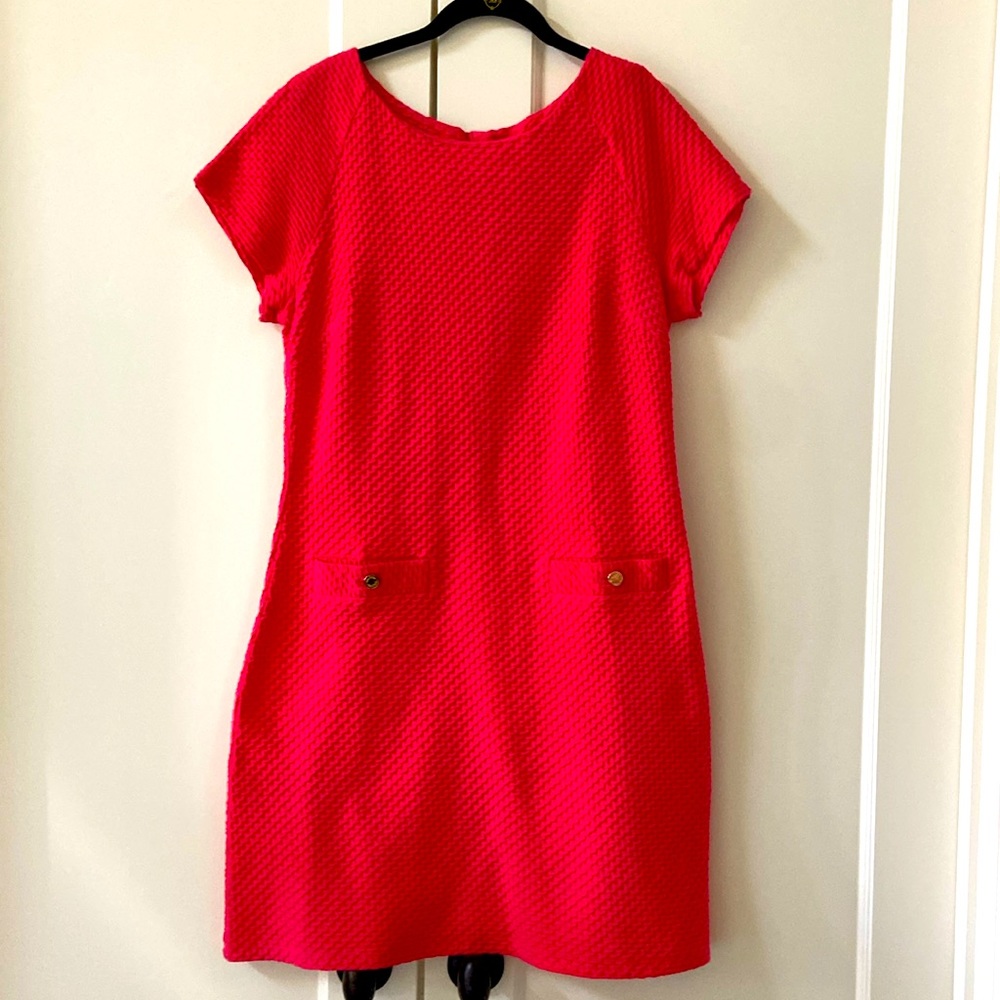 Lilly Pulitzer Coral Textured Dress
